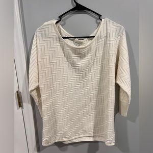 White sweater New York and Company